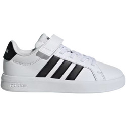 Adidas Grand Court 3.0 Παιδικά Sneakers Λευκά Μαύρα HP3531