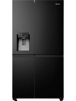 Hisense RS818N4TFE Ψυγείο Ντουλάπα 632lt Full No Frost Υ179xΠ91xΒ73cm Μαύρο