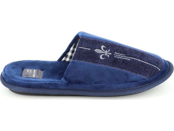 B-Soft Χειμερινές Ανδρικές Παντόφλες Navy Μπλε 001316