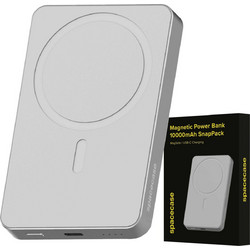 Spacecase PB04 Wireless Magsafe Power Bank 10000mAh 20W με Θύρα USB-C White