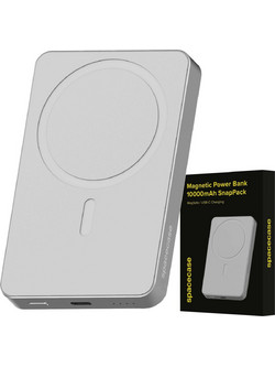 Spacecase PB04 Wireless Magsafe Power Bank 10000mAh 20W με Θύρα USB-C White