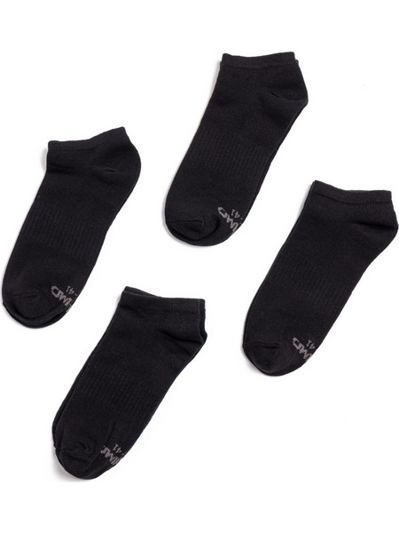 Venimo Ανδρικές Κάλτσες Κοντές Μαύρες 4Pack 324USK-501-071