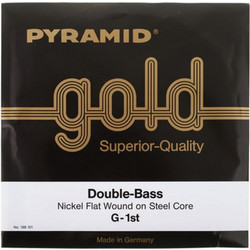 Pyramid Gold Σετ 4 Χορδές Κοντραμπάσου Nickel Plated Steel 3/4