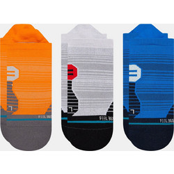 Stance Variety Ανδρικές Κάλτσες Κοντές με Σχέδια Πορτοκαλί Γκρι Navy Μπλε 3Pack A248A22VAR-MUL