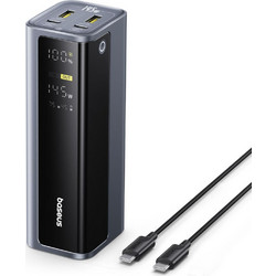 Baseus EnerGeek GP12 Power Bank 20800mAh 145W με Θύρα USB-A & Θύρα USB-C Power Delivery Grey