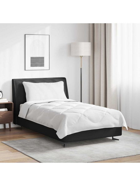 vidaXL Σετ Πάπλωμα Μονό Microfiber 140x200 2τμχ Λευκό 3376587