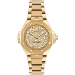 Philipp Plein Royal Prestige Γυναικείο Ρολόι με Χρυσό Μεταλλικό Μπρασελέ PW4FA0525