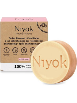 Niyok Soft Blossom Σαμπουάν & Conditioner για Επανόρθωση 80gr