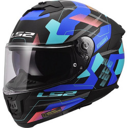 LS2 FF808 Stream II Mika Blue Black Κράνος Μηχανής Full Face 1550gr