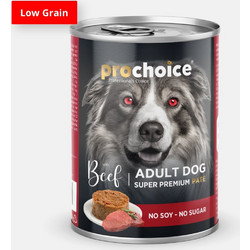 Prochoice Adult Super Premium Pate Low Grain with Beef & Rice 400gr