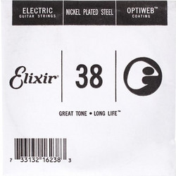 Elixir Strings Optiweb Χορδή Ηλεκτρικής Κιθάρας Nickel Plated Steel 38"