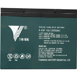 Tianneng 6EVF50 Μπαταρία VRLA-AGM 12V 58Ah