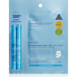 VT Cosmetics Hydrop Reedle Shot 300hL 2-Step Sheet Μάσκα Προσώπου για Ενυδάτωση με Υαλουρονικό 28.5gr