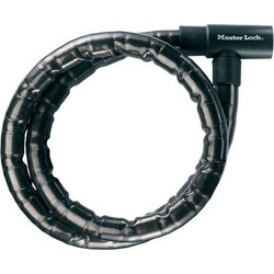 Master Lock 821800112 Αντικλεπτική Κουλούρα Μηχανής 200cm 20mm Μαύρη