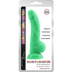 CalExotics Deluxe Pure Nature Carl.L Dildo με Βεντούζα & Όρχεις 21.7cm Πράσινο