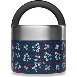 Qwetch Δοχείο Φαγητού Θερμός Inox 850ml Navy Μπλε