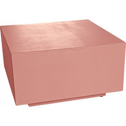 Avant Garde Τετράγωνο Τραπέζι Κήπου Τσιμέντο Ροζ 80x80x45cm 31325-117040