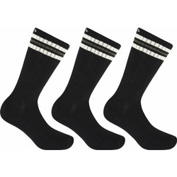 Fila Ανδρικές Κάλτσες Ψηλές Μαύρες 3Pack F5604-200