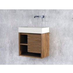 Ravenna Abena Teak 50 Σετ Έπιπλο Μπάνιου με Νιπτήρα