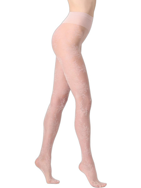 Oroblu Καλσόν 30 Den Floral Μπεζ VOBC68143