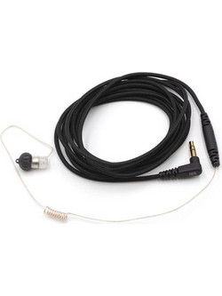 Bubblebee Industries The Sidekick 3 BC Mono Curly Transparent Ακουστικό Ψείρα In-Ear Μαύρο