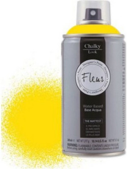 Fleur Chalky Look Primary Yellow Σπρέι Βαφής Κίτρινο 300ml