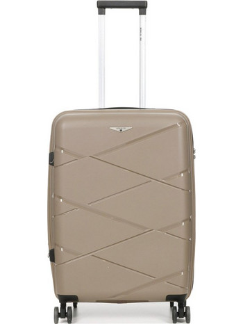 Worldline 29882-33 Βαλίτσα Μεσαία 65x43.5x27.5cm με 4 Ρόδες Μπεζ