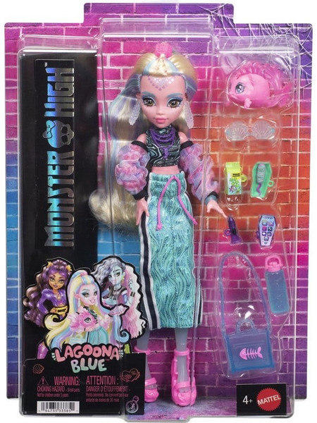 Mattel Monster High Lagoona Blue with Maxi Skirt & Pet Neptuna