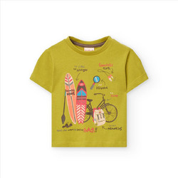 Boboli Παιδικό T-Shirt Κοντομάνικο Lime 331131-4710