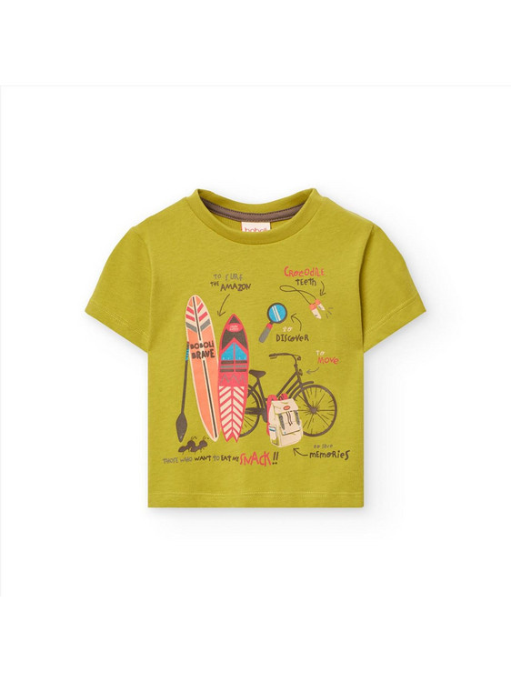 Boboli Παιδικό T-Shirt Κοντομάνικο Lime 331131-4710