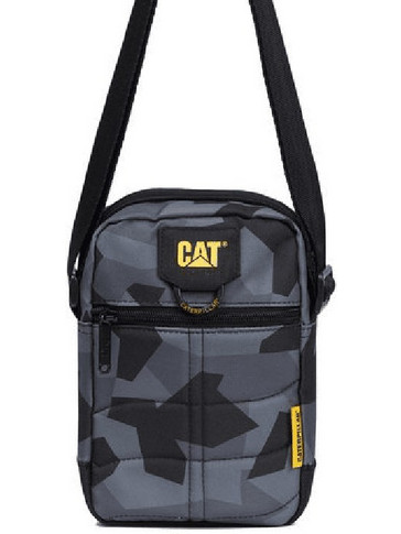CAT Ανδρική Τσάντα Ώμου / Χιαστί Ανθρακί 84059-676