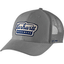 Carhartt Ανδρικό Καπέλο Jockey με Δίχτυ Snapback Υφασμάτινο Ανθρακί 106738-STL