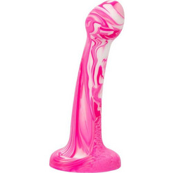 CalExotics Twisted Bulb Tip Dildo με Βεντούζα 17cm Ροζ