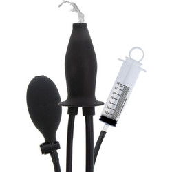 Hidden Desire Extreme Inflatable Lubricating Plug Πρωκτική Σφήνα Μαύρη
