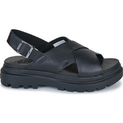 Palladium Δερμάτινα Γυναικεία Σανδάλια Μαύρα 94461-008