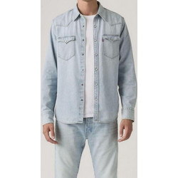Levi's Ανδρικό Πουκάμισο Τζιν Μακρυμάνικο Κανονική Γραμμή Overshirt Γαλάζιο 85744-0118