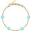 Trussardi T-Round Γυναικείο Βραχιόλι Αλυσίδα από Ατσάλι Xρυσό TJAYF07