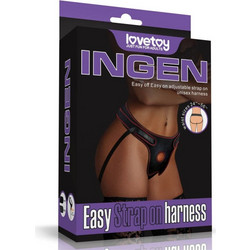 Lovetoy Ingen Easy Harness Strap On Μαύρο