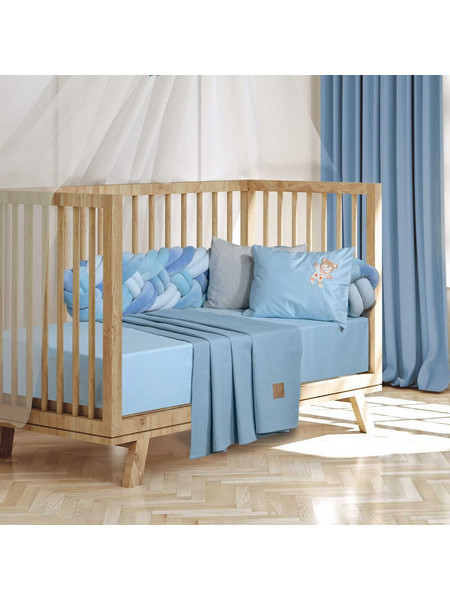 Greenwich Polo Club Baby 8870 Κουβέρτα Αγκαλιάς Πικέ 80x110 Γαλάζια