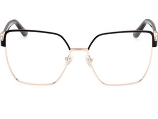 Guess GU50229 005 Γυναικείος Σκελετός Γυαλιών Οράσεως Μεταλλικός Χρυσός Μαύρος