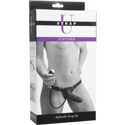 Strap U Expander Harness Strap On με Dildo 15cm Μαύρο