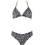 Gsecret Bikini Set Τριγωνάκι Μαύρο Λευκό C6361-36383