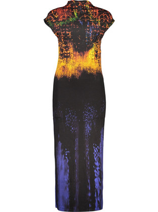 Desigual Midi Καλοκαιρινό Βραδινό Φόρεμα Μαύρο 26SWVK41-9019