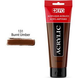 EFO 131 Burnt Umber Ακρυλικό Χρώμα Ζωγραφικής 120ml