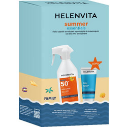 Helenvita Family Sun Care Face & Body Spray SPF50 300ml + Sun Burning Cream 100ml
