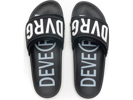 Devergo Caravel Mod Ανδρικές Παντόφλες Καλοκαιρινές Μαύρες DE24SS2026MD-BLK