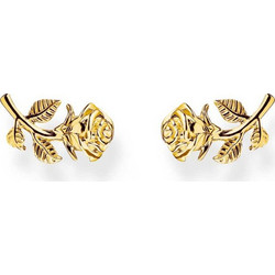 Thomas Sabo Γυναικεία Σκουλαρίκια Καρφωτά από Ασήμι 925 Επιχρυσωμένα H2314-413-39