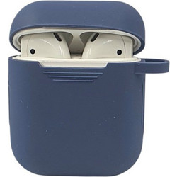 Naxius Θήκη Σιλικόνης για Apple AirPods 2 Βαθύ Μπλε