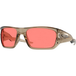 Oakley OO9486 16 Ανδρικά Γυαλιά Ηλίου Μάσκα Κοκάλινα Καφέ με Ροζ Φακό
