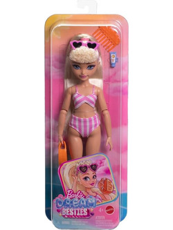 Mattel Barbie Dream Besties Malibu με Ριγέ Μαγιό